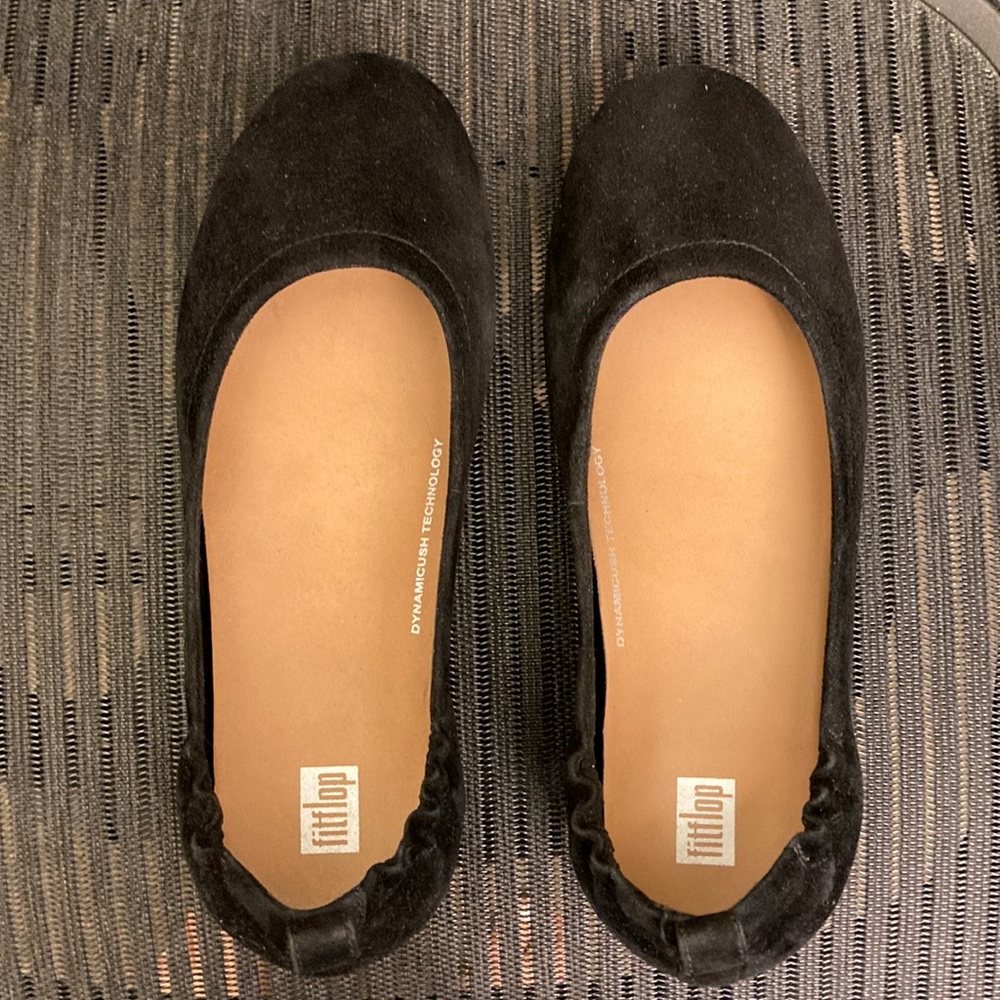 Fitflops ALLEGRO Suede Ballet Flats 7.5